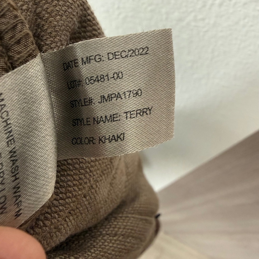 Johnnie O Khaki Brown Terry Cloth 5 Pocket Pants Stretch Size 33 - Picture 12 of 13